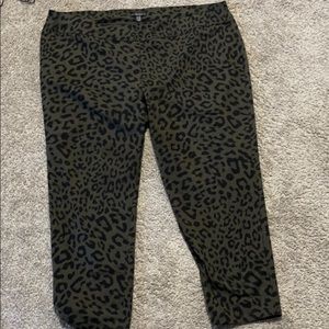 Black and green tights